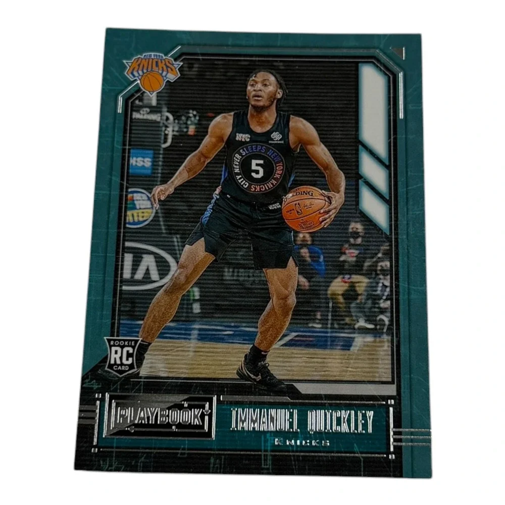 2020-21 Panini Chronicles Playbook Immanuel Quickley Rookie Card‎ RC #179 Knicks